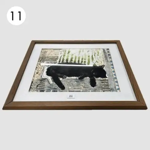 Step 11: Painting is ready to admire and hang; see below for packaging reuse or disposal options.